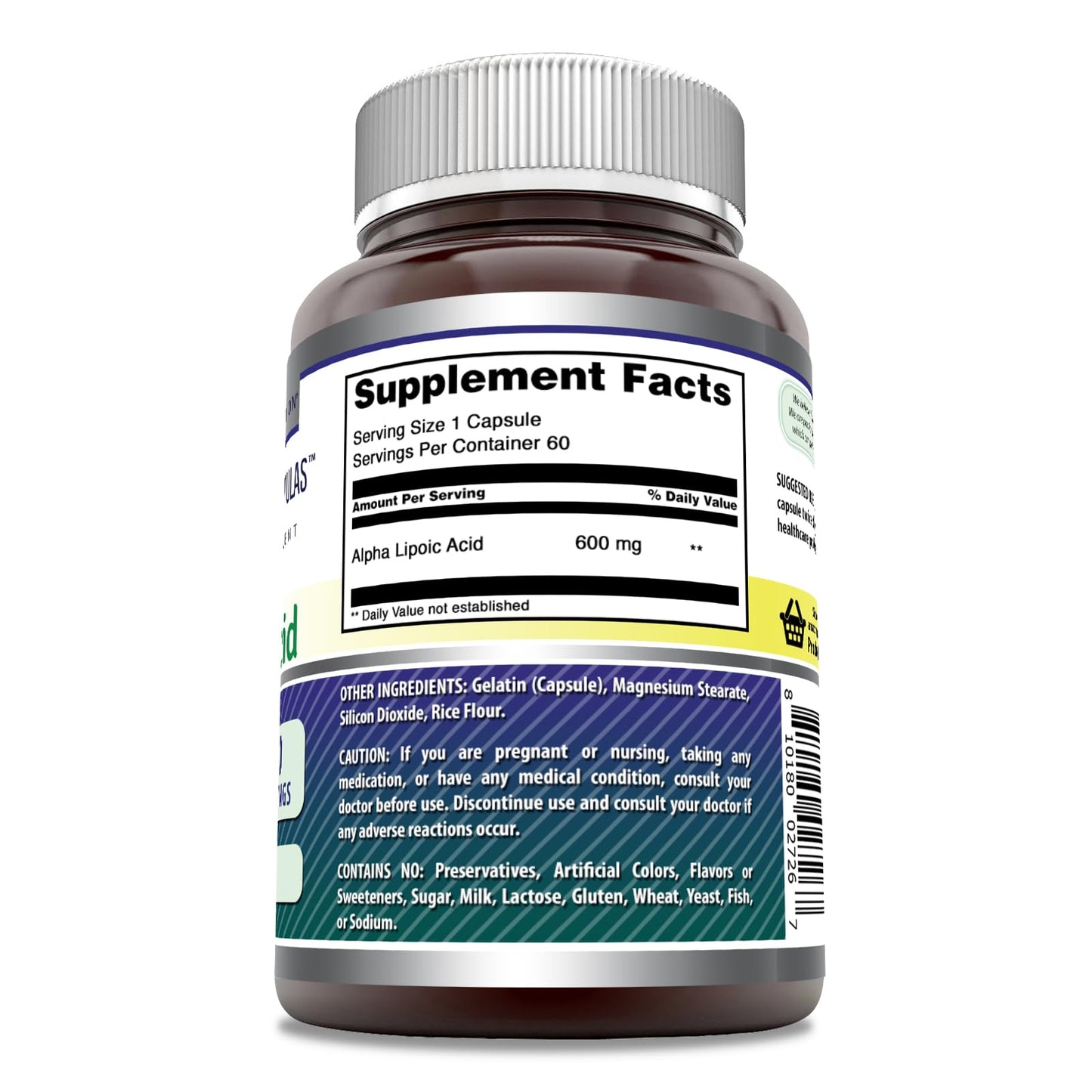 Amazing Nutrition Alpha Lipoic Acid Capsule 1 Count