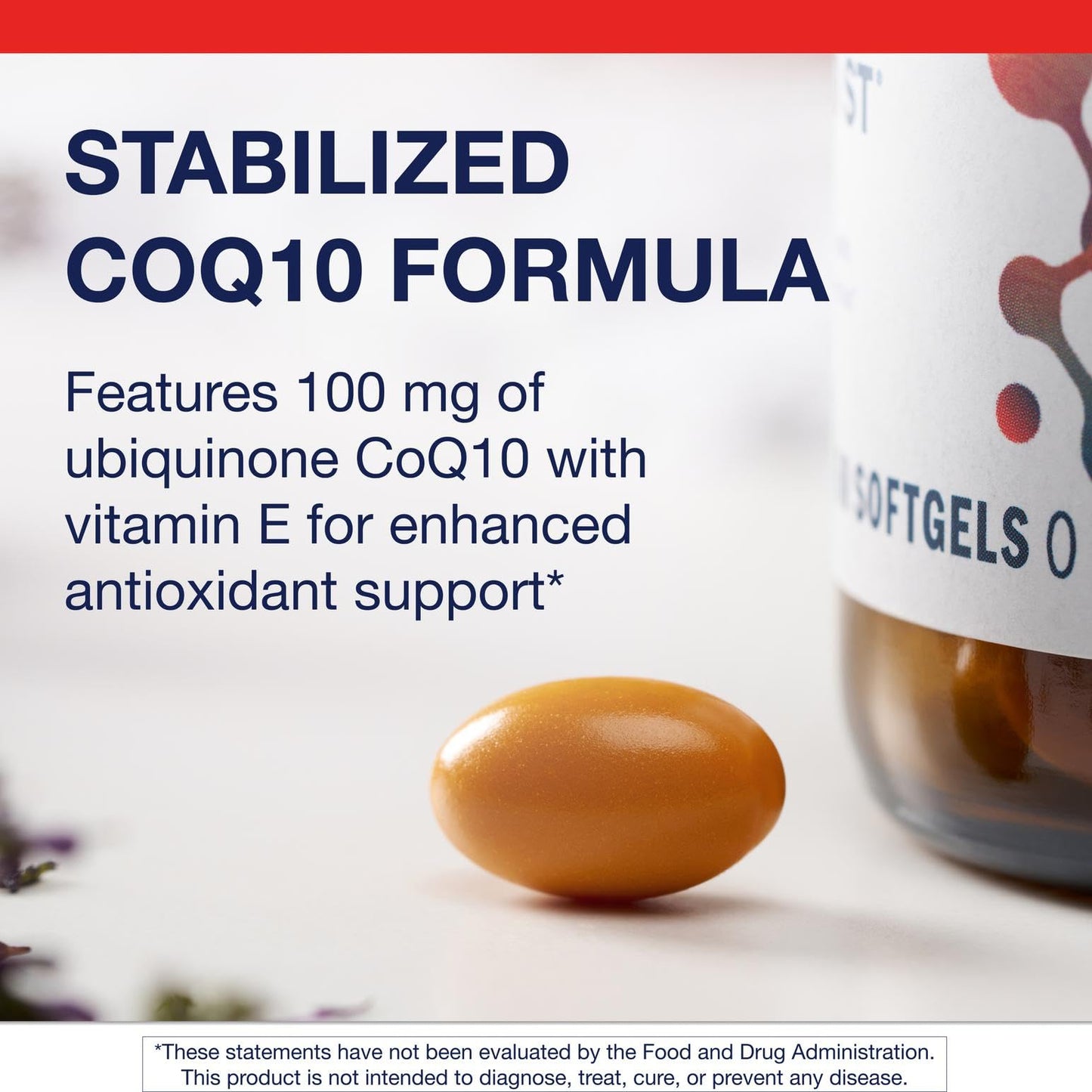 Metagenics CoQ10 ST-100-100 mg Ubiquinone with Vitamin E for Heart, Energy & Antioxidant Support Softgels 60