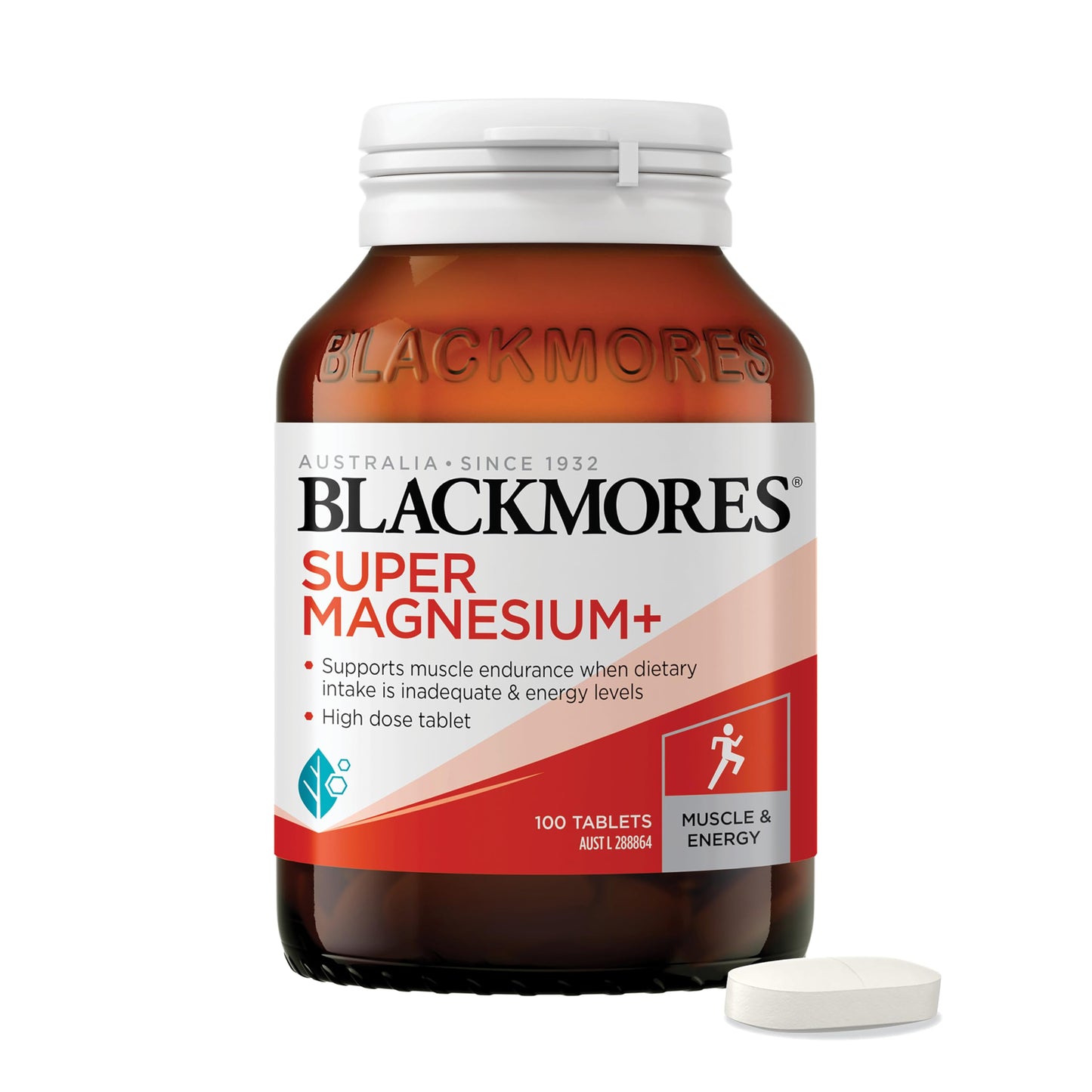 Blackmores Super Magnesium Plus Tablets, 100 Tablets