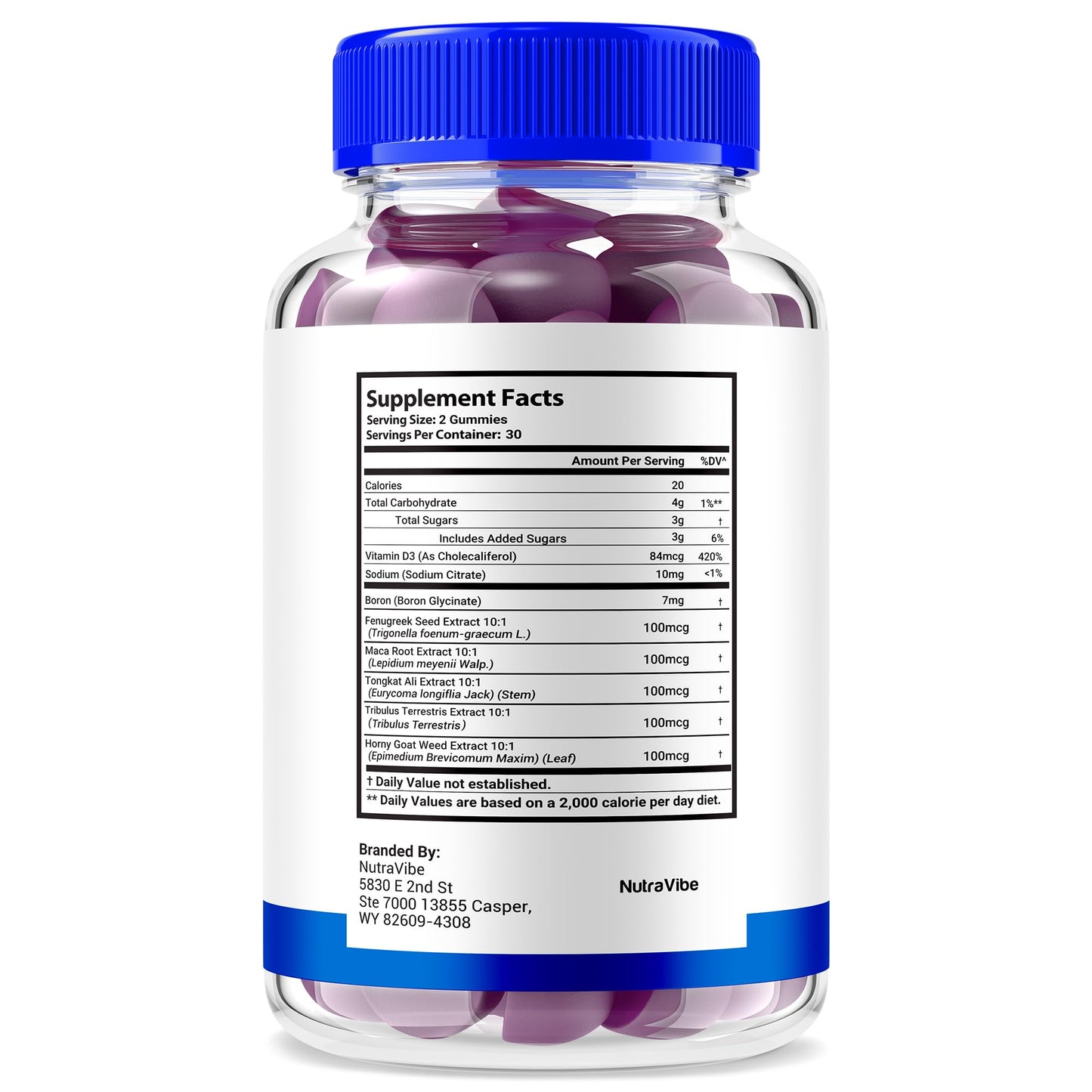 NutraRize Vigorawize for Men Gummies 60 Gummies