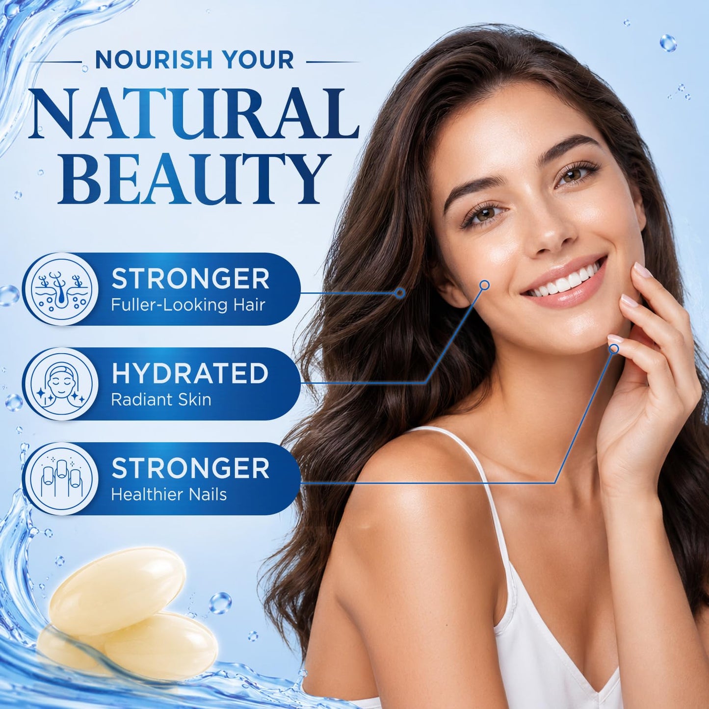 duwhot Collagen Peptides Softgels 120 Count