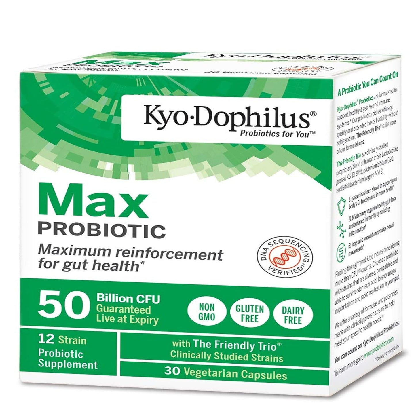 Kyo-Dophilus Max Probiotics Capsules 30 Count
