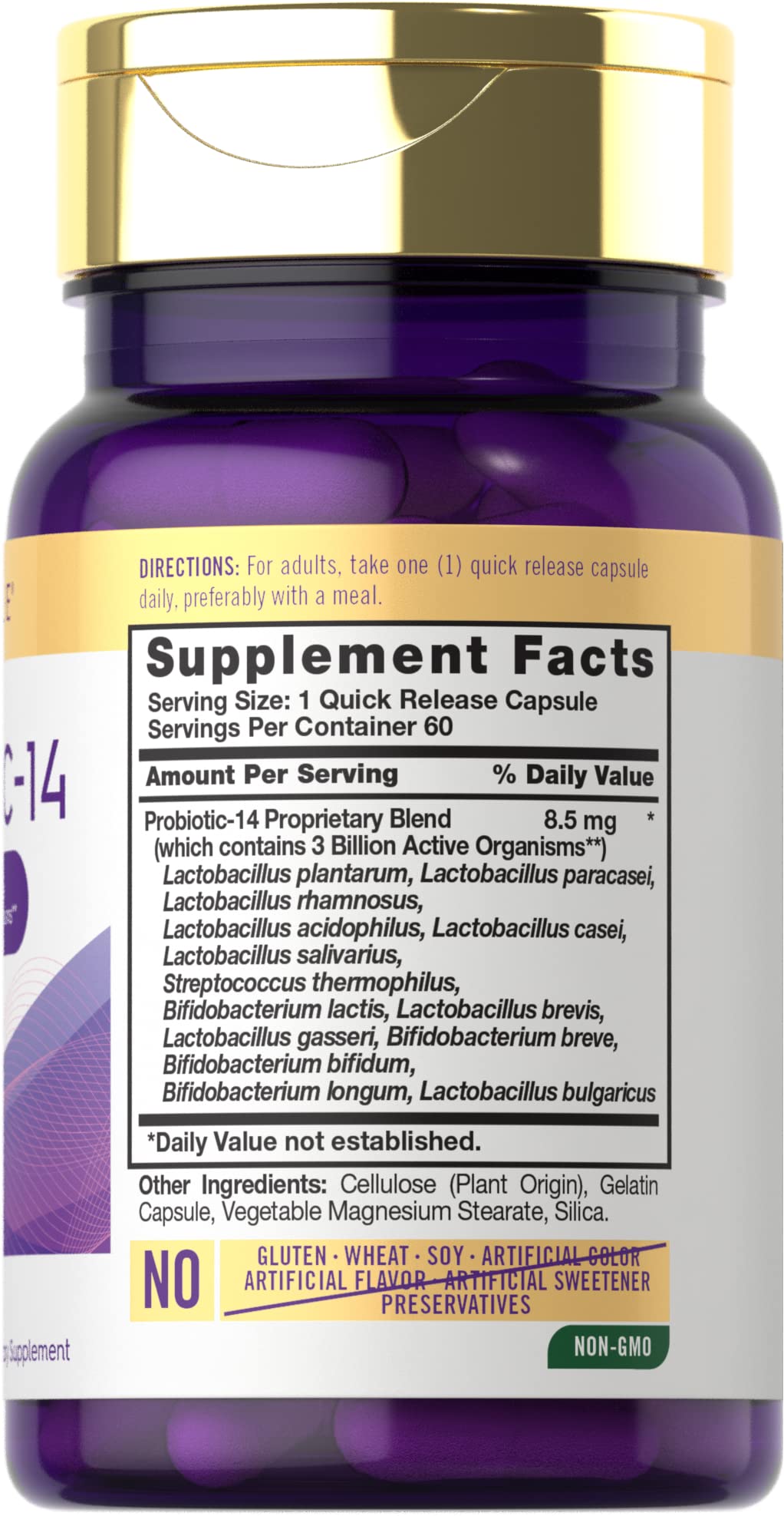 Carlyle Probiotic for Women & Men Capsule 60 Capsules