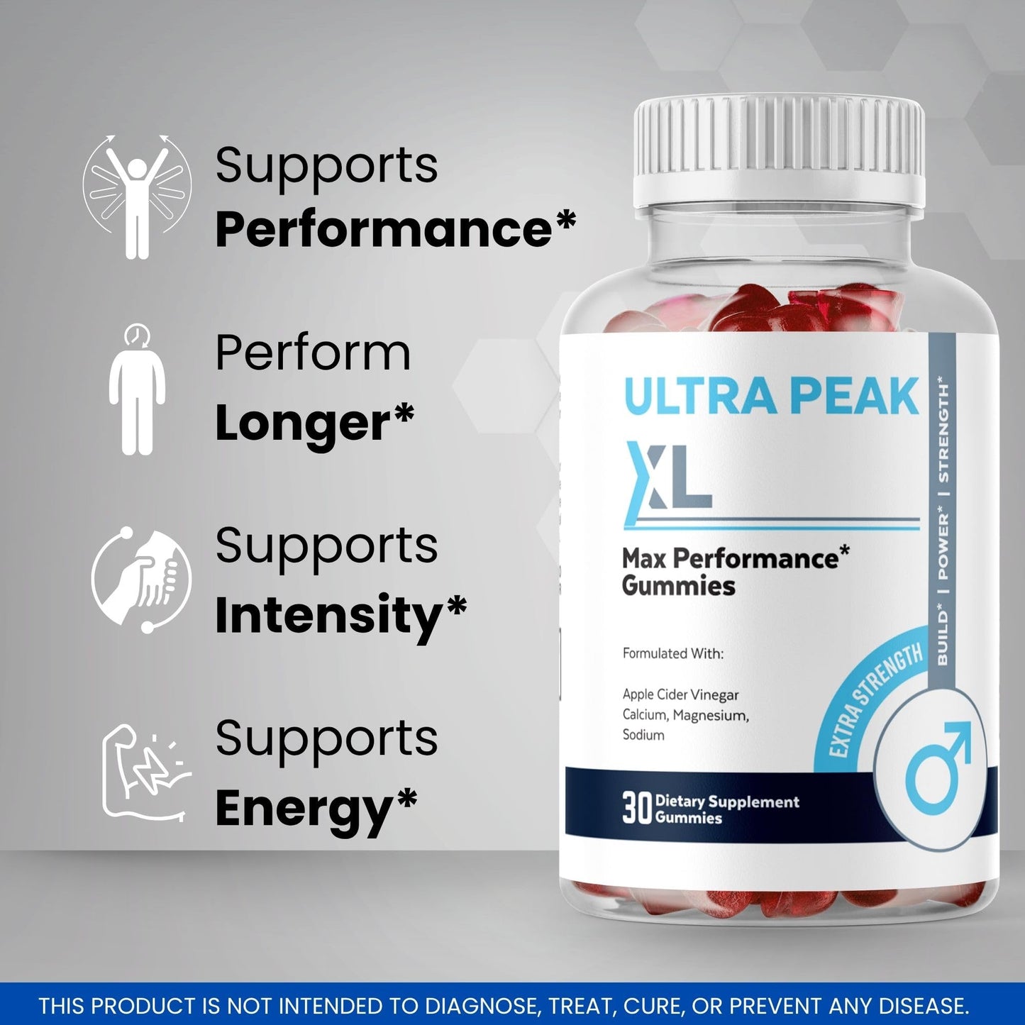Valdivia UltraPeak XL Gummies 30 Count