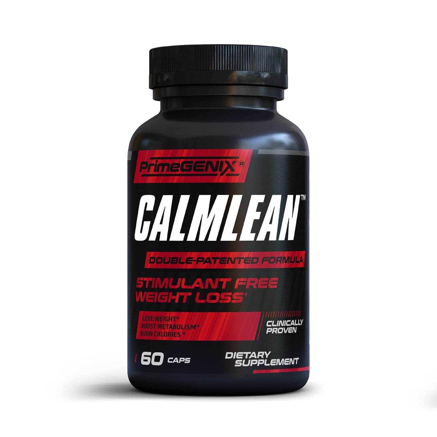 PrimeGENIX CalmLean Stimulant-Free Fat Burner Capsule, 60 Count