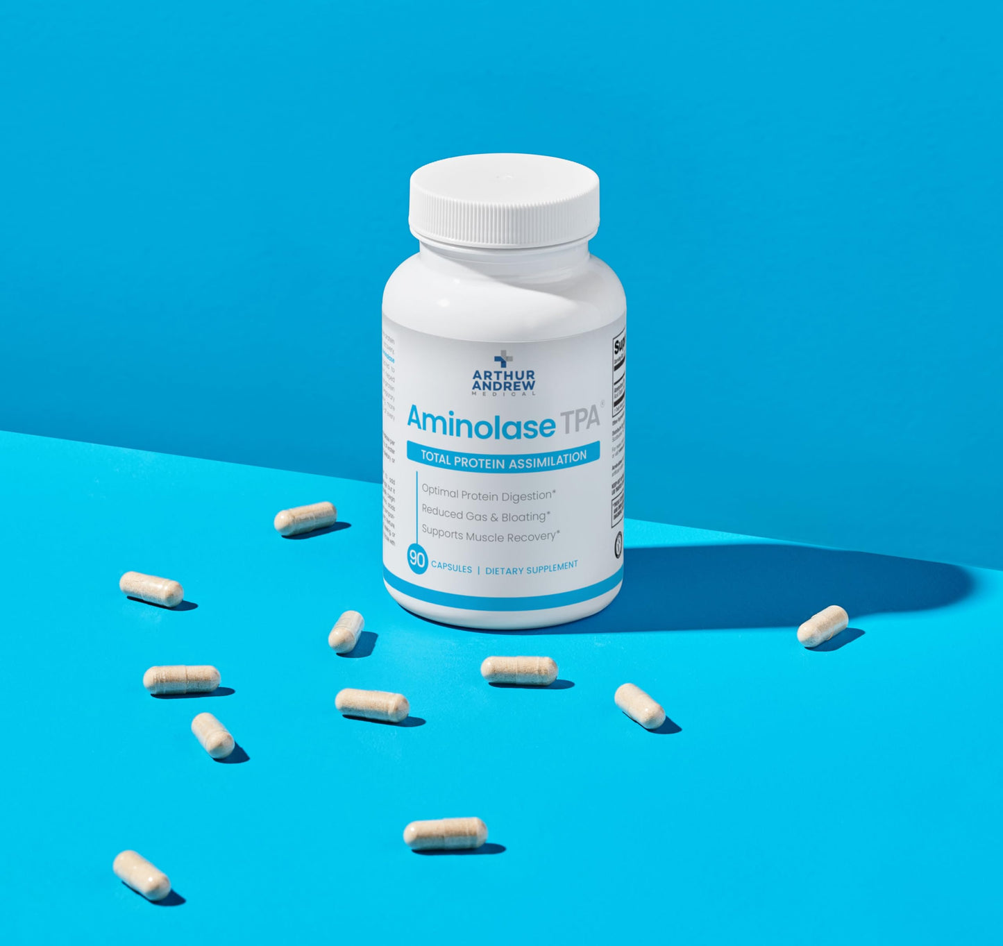 Arthur Andrew Medical Aminolase TPA Protein Assimilation 90 Capsules