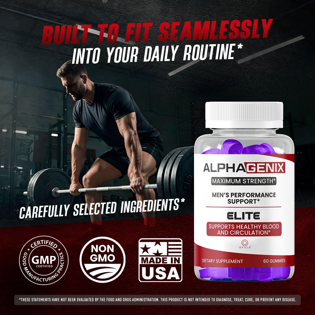 OVICIA Alpha Genix 180 Gummies