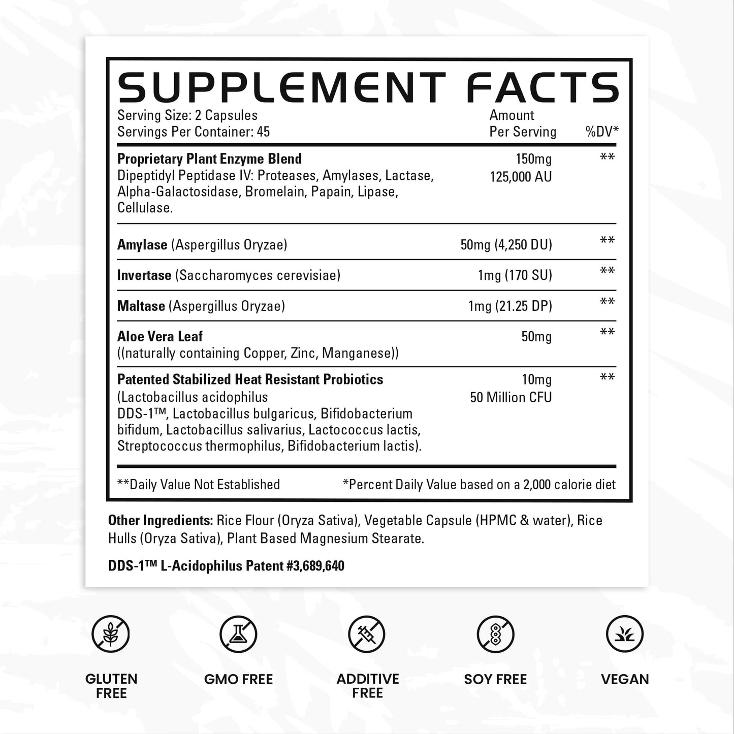 Gains in Bulk Total Digest 90 Capsules