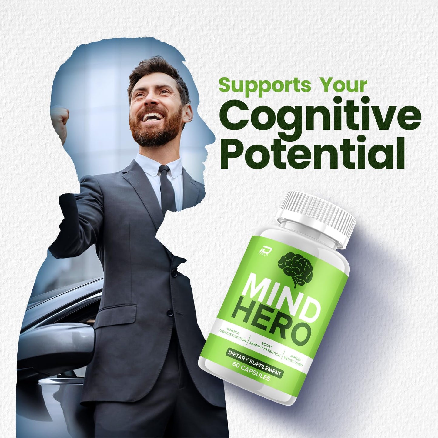 Indelo Mind Hero Supplement Capsules 180 Capsules