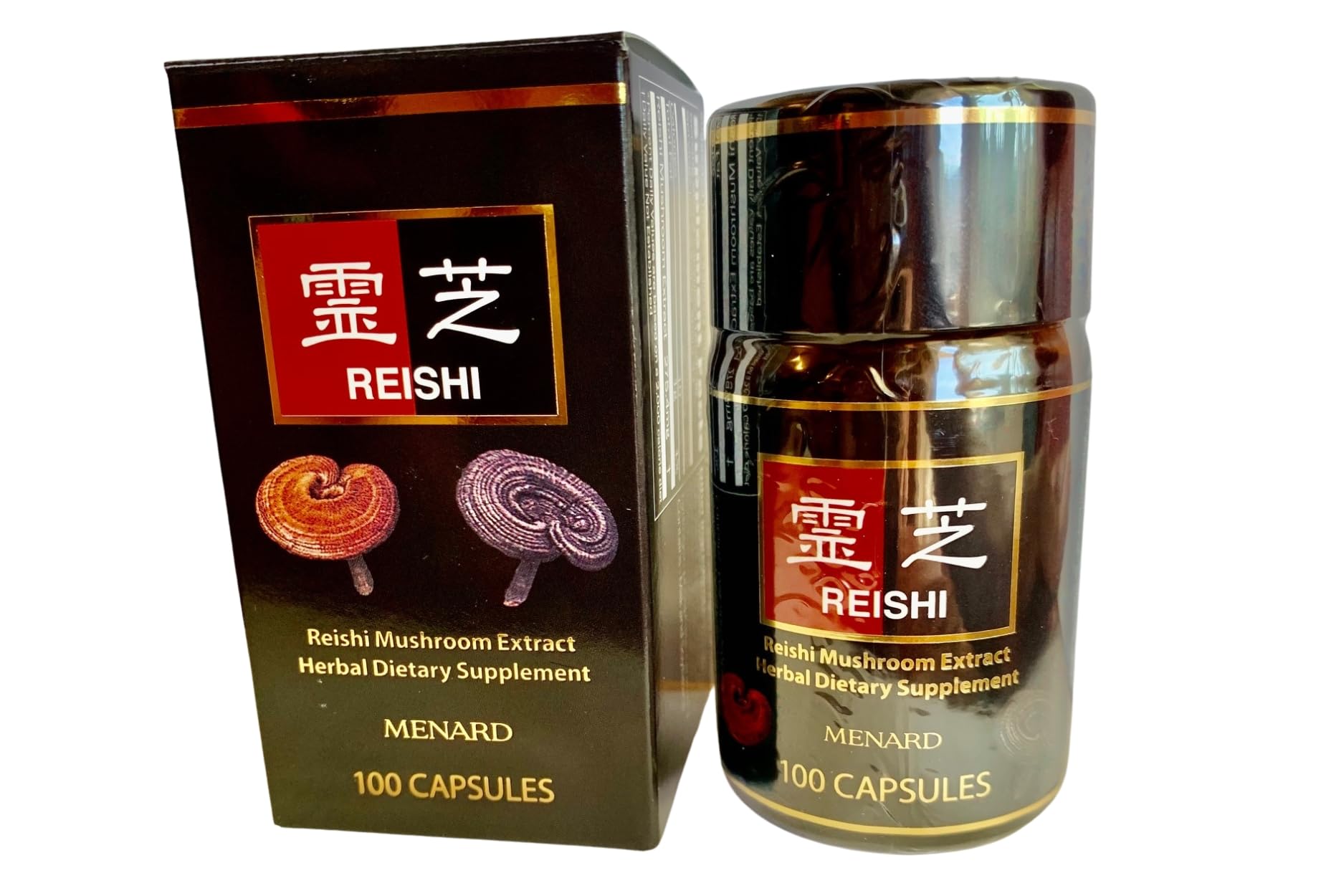 Generic Reishi Mushroom Extract Dietary Supplement Capsule, 1 Count
