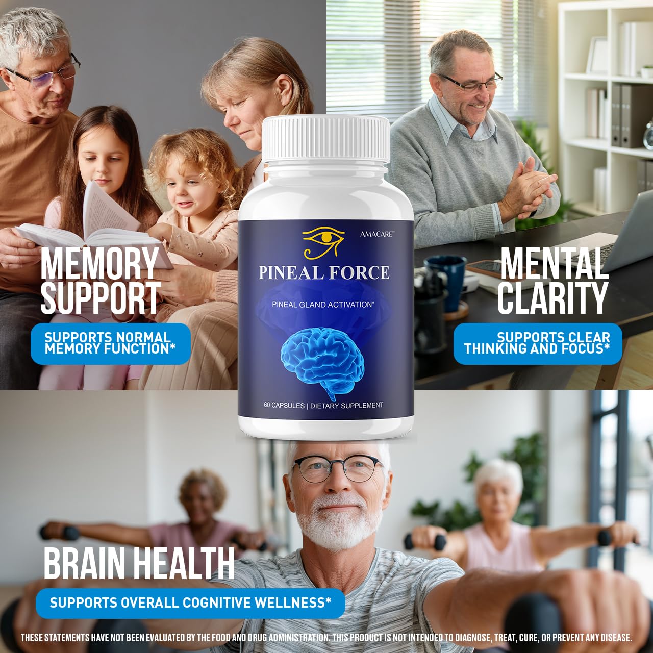 AMACARE Pineal Force Capsules 60 Count