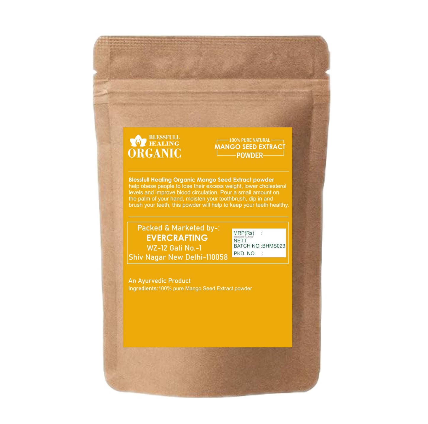 Blessfull Healing Mango Seed Extract Powder, 200 Gram