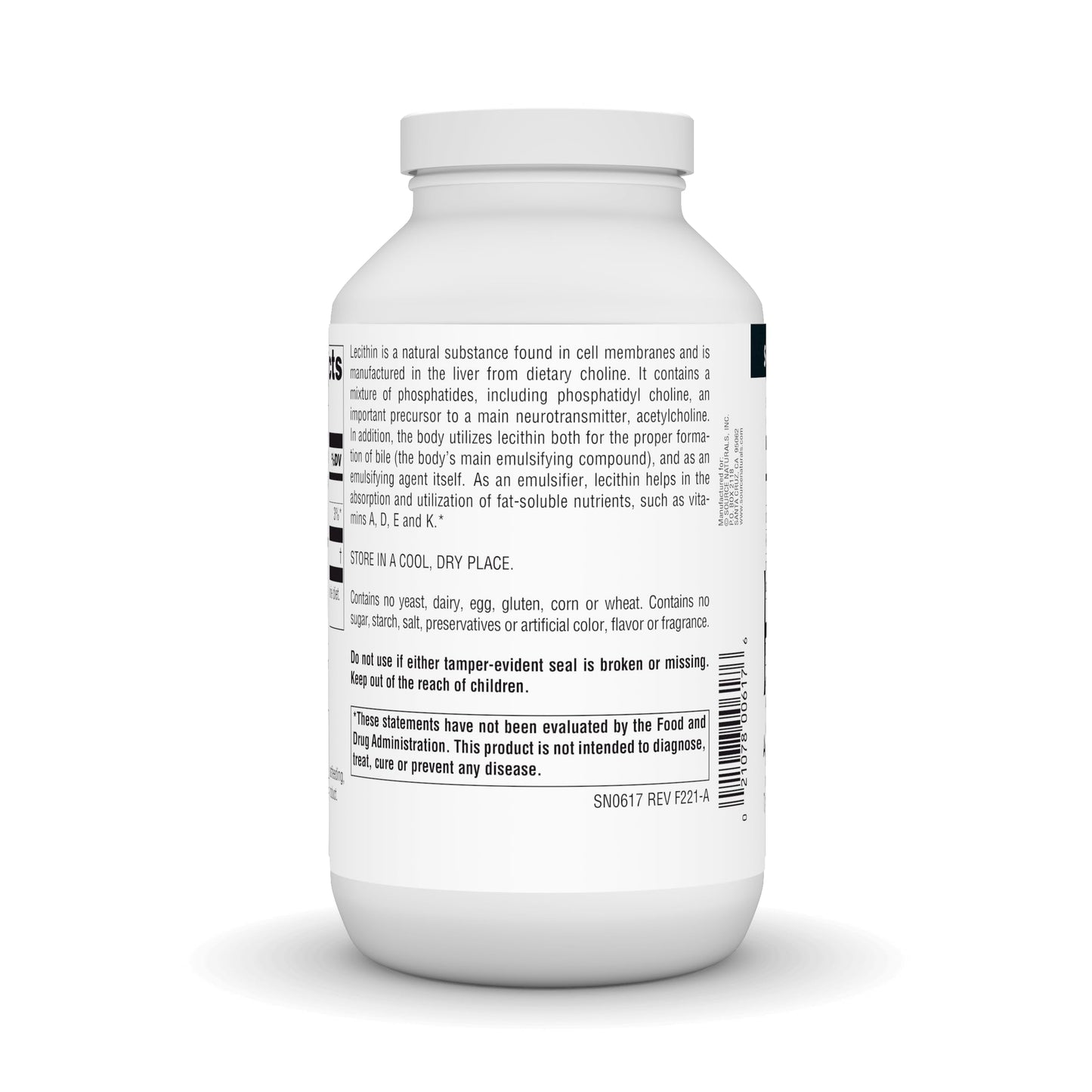 Source Naturals Lecithin 1200 mg Softgels 200