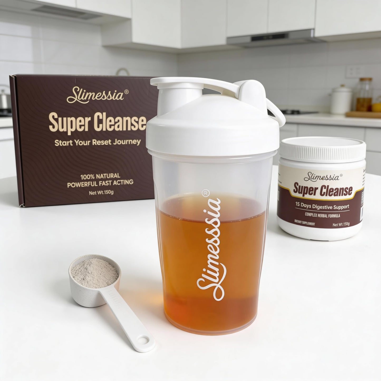 Robutop Slimessia Super Cleanse 15 Days Digestive Support, Complex Herbal Formula Powder 5.22 oz