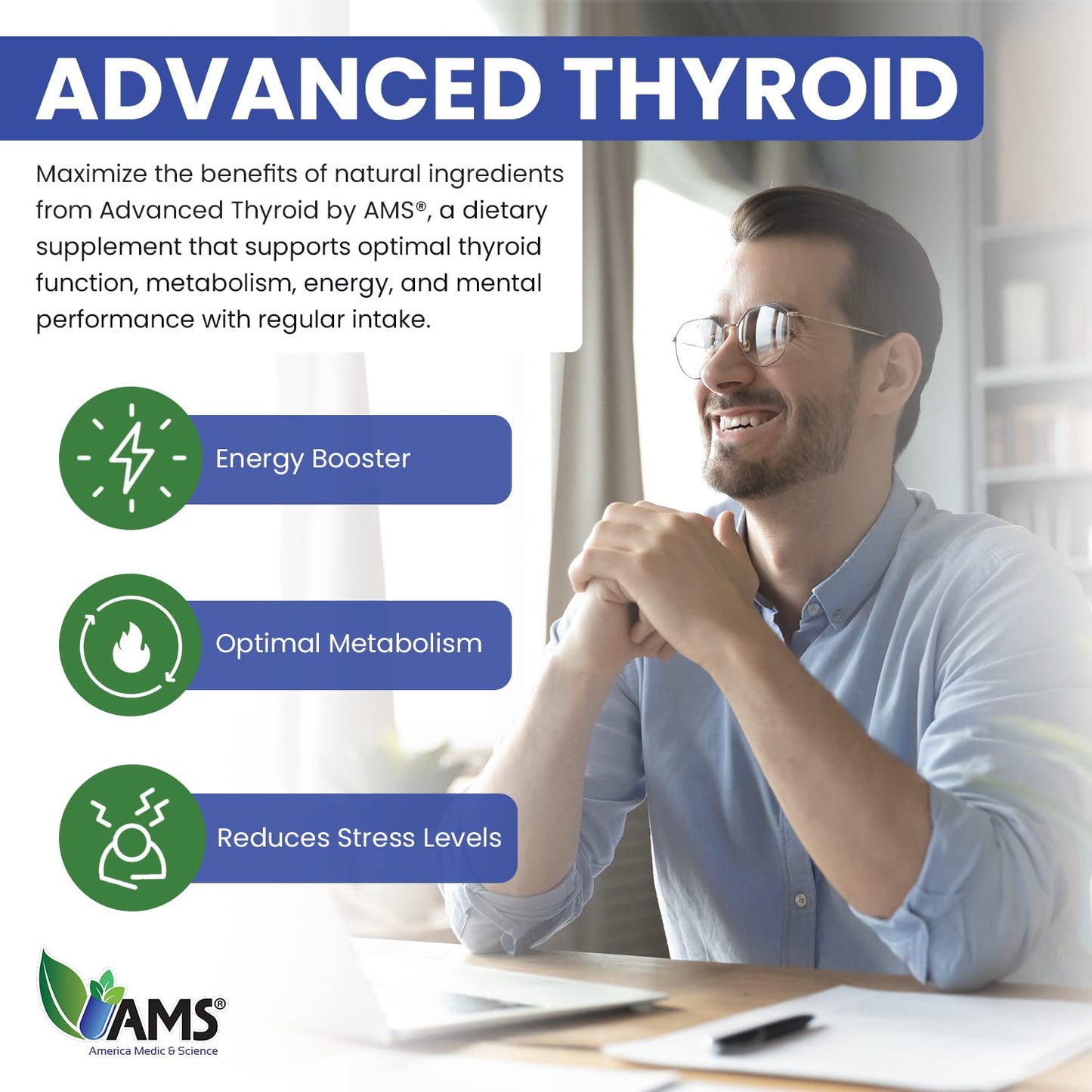 America Medic & Science Advanced Thyroid Capsule, 60 Capsules