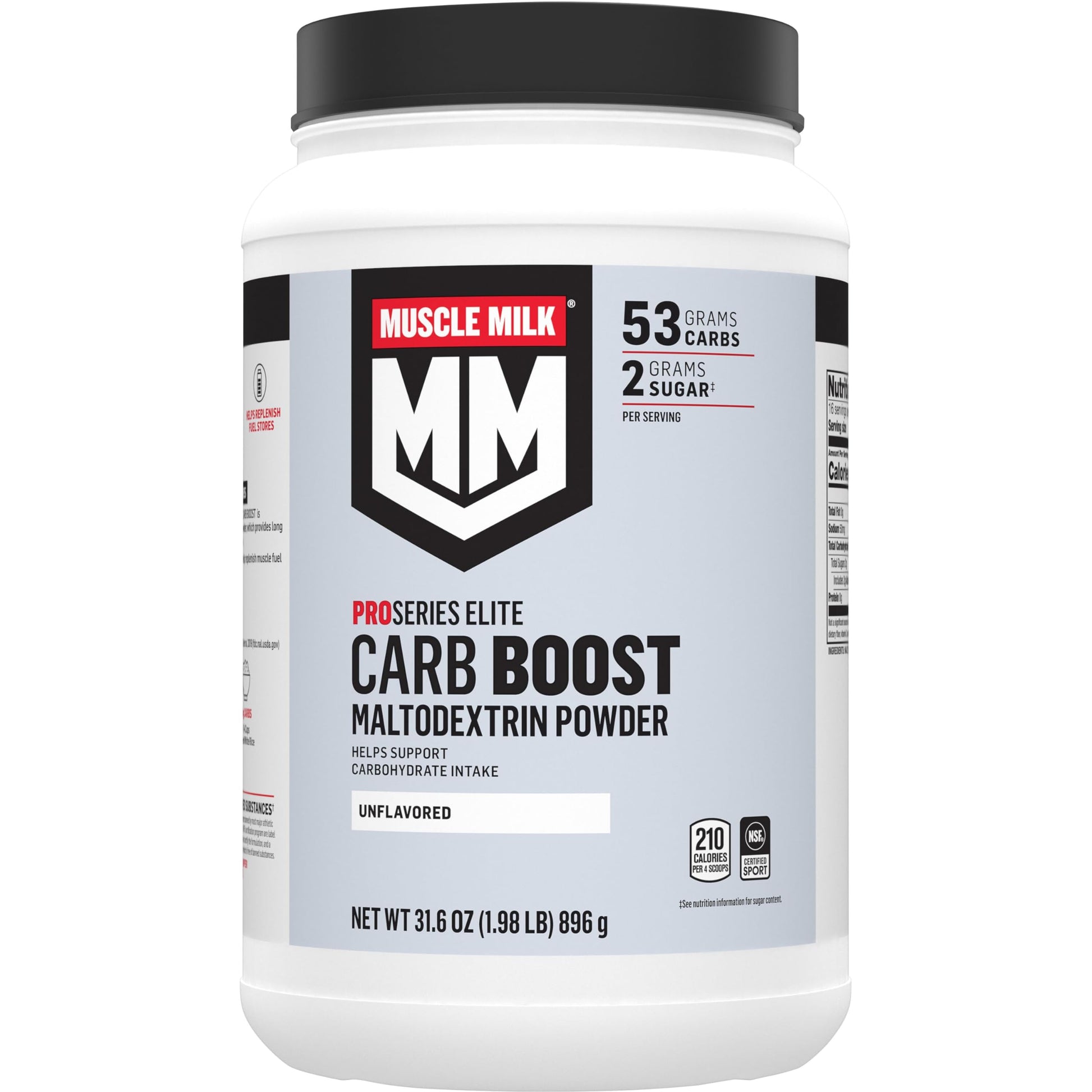 Muscle Milk Carb Boost Maltodextrin Powder Unflavored 31.7 oz
