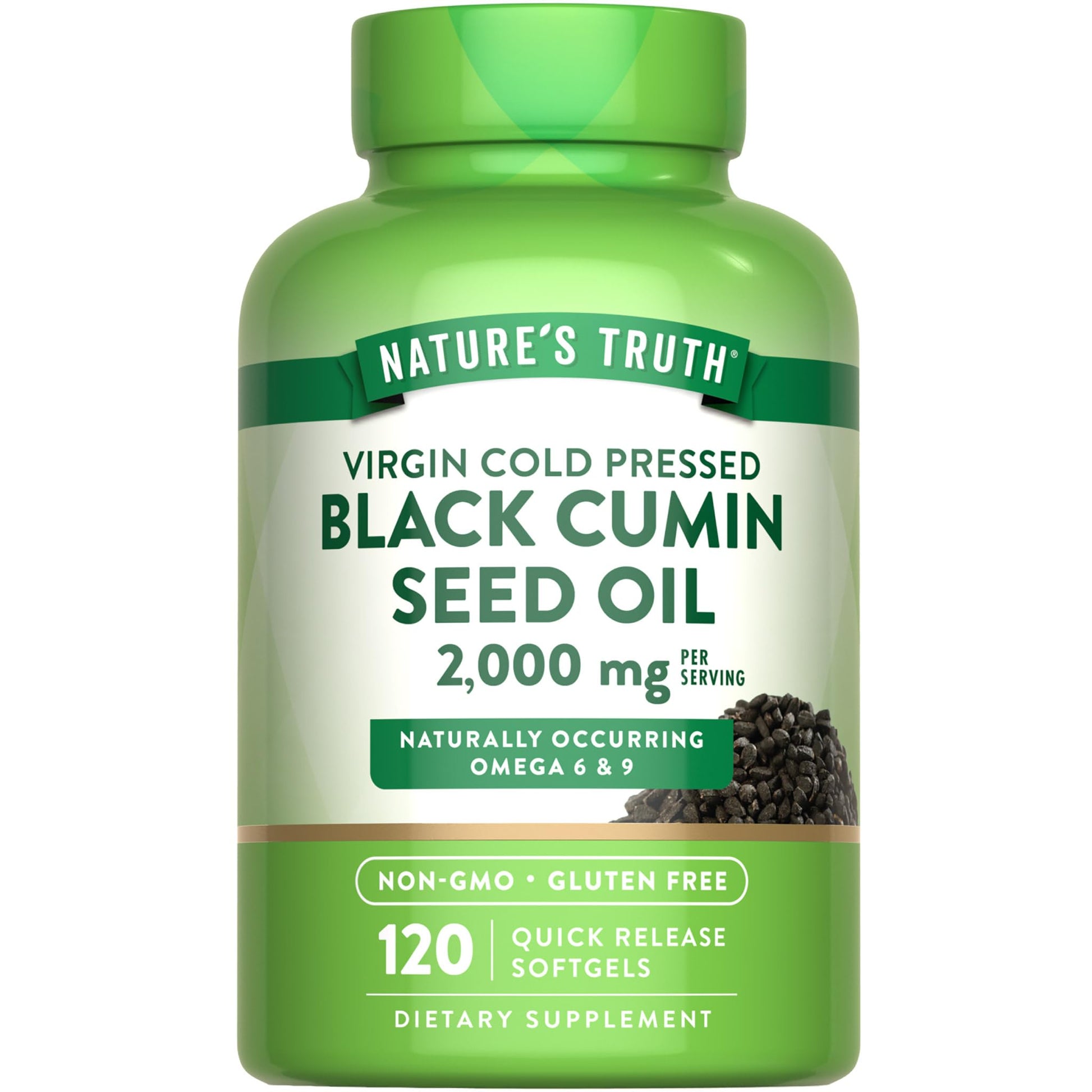 Nature's Truth Black Seed Oil Softgel 120 Softgels