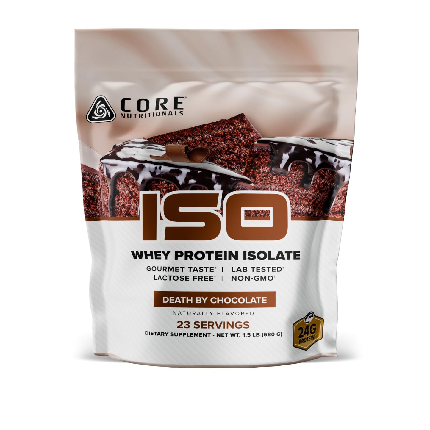 Core Nutritionals ISO Whey Protein Isolate Powder 24
