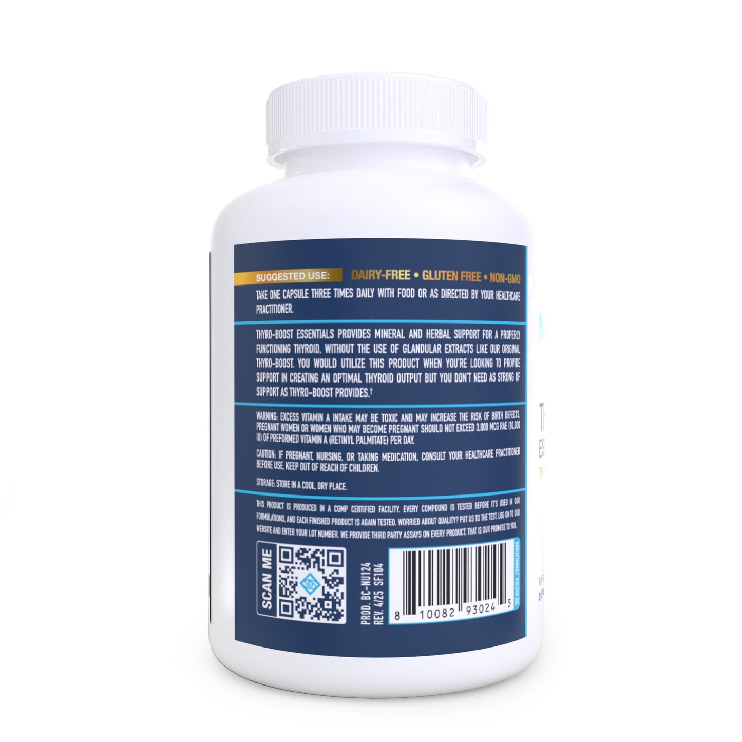 NuEthix Formulations Thyro-Boost Essentials 90 Capsules