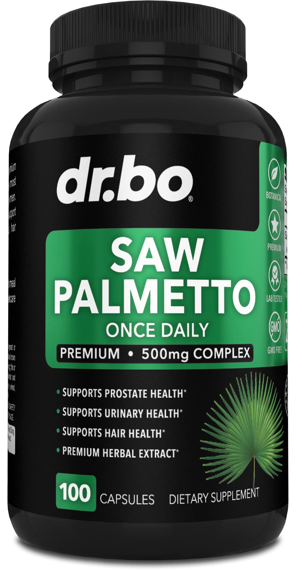 DR. BO Saw Palmetto Capsule, 100 Count