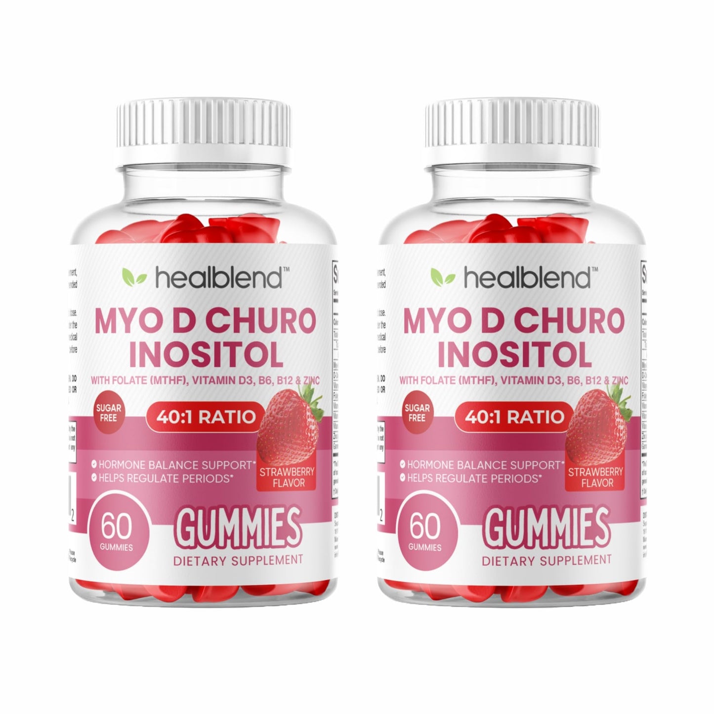 healblend Myo & D-Chiro Inositol Gummies 60 Count