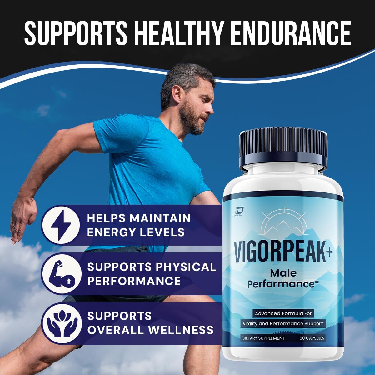 Indelo VigorPeak Capsules, 180 Capsules