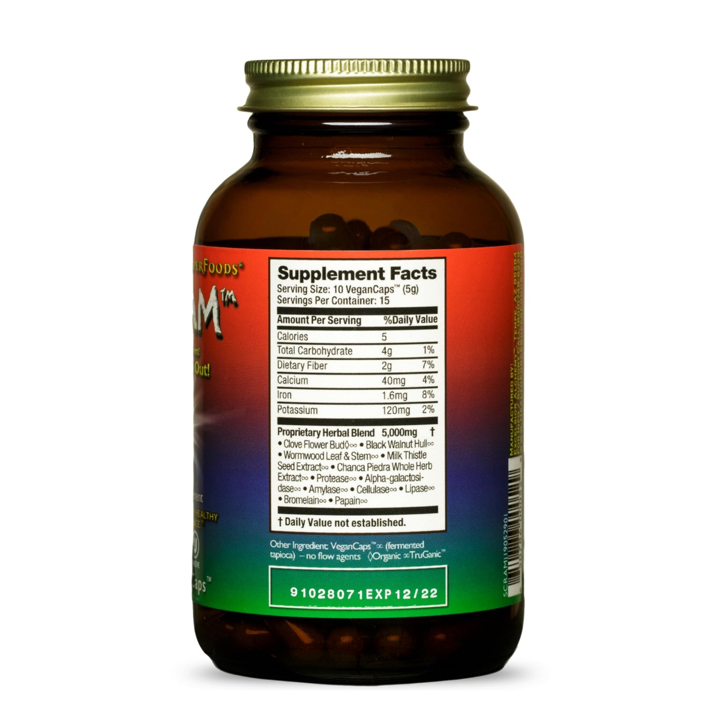 HEALTHFORCE SUPERFOODS Scram Capsules 150