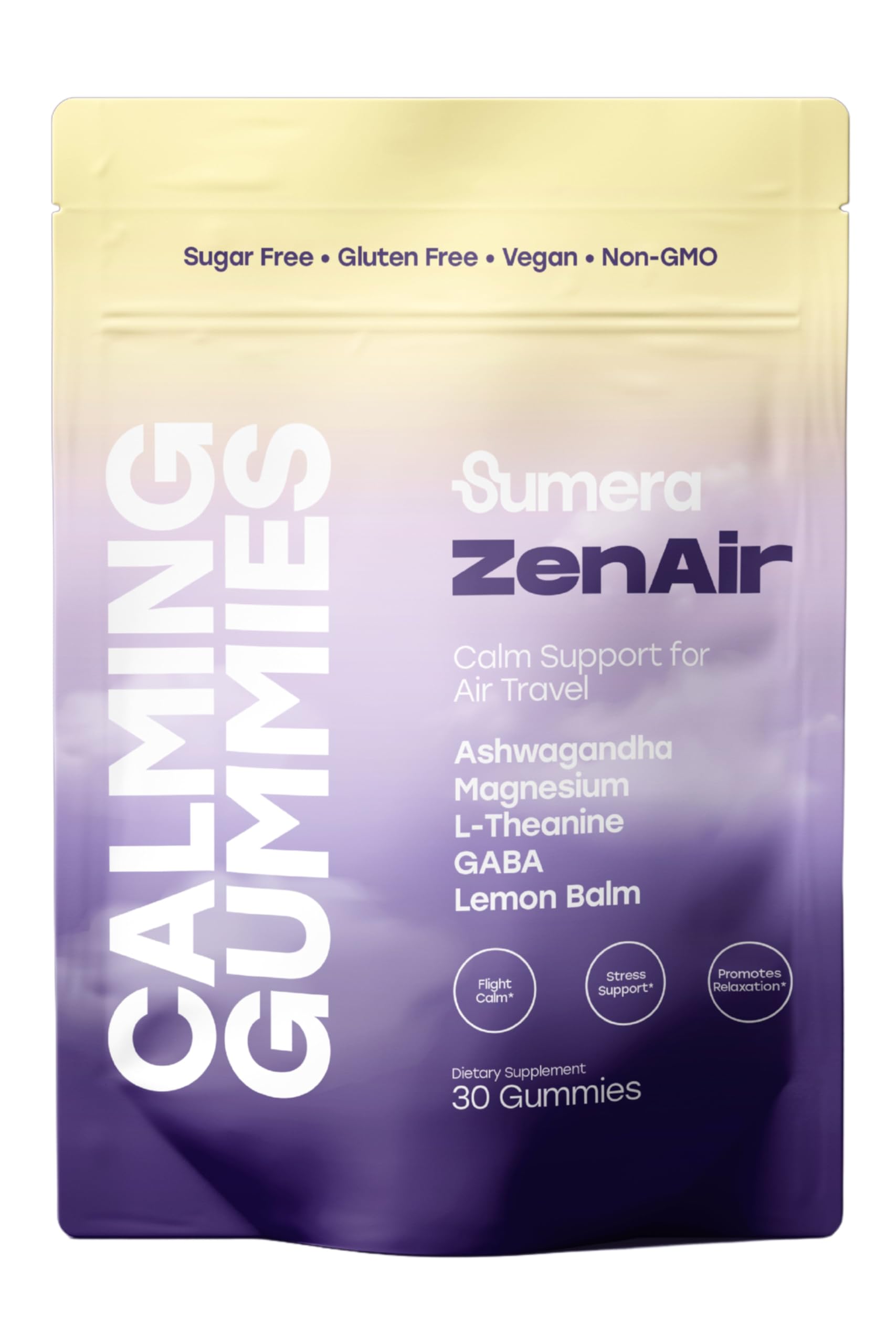 Sumera ZenAir Jet Lag Gummies 30 Count