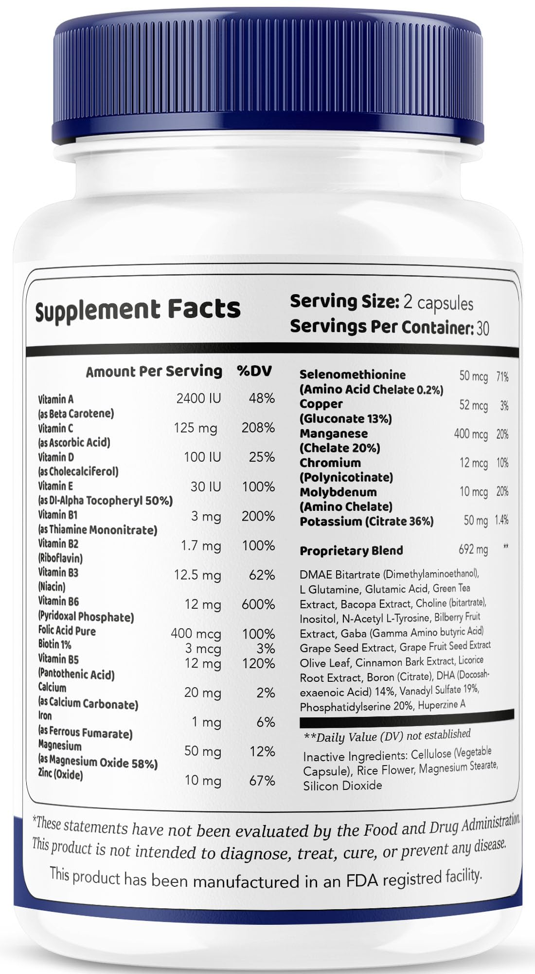 LIVORKA Mindful Wellness Advanced Brain Savior Capsules, 300 Capsules