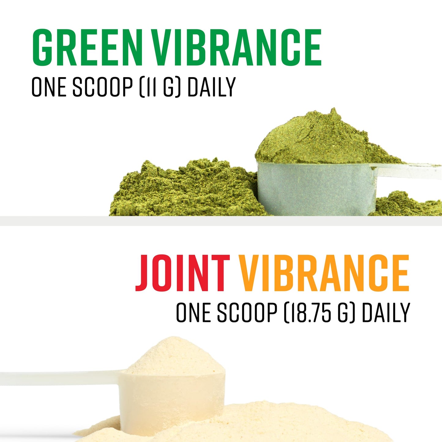 Vibrant Health Green Vibrance and Joint Vibrance Bundle Powder, 210