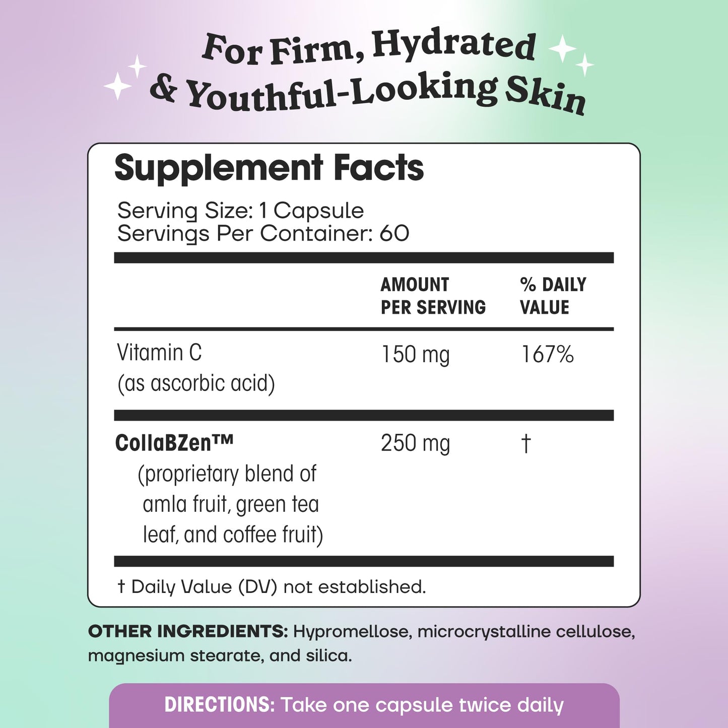 Fit & Lean CollaVen Vegan Collagen Builder Capsule, 60 Capsules