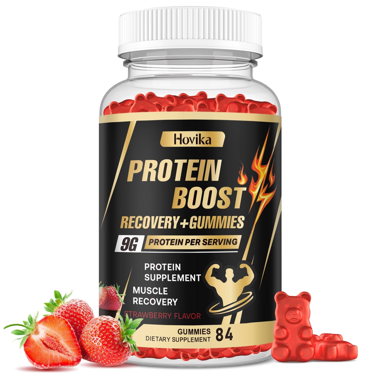 Hovika Whey Protein Gummies, 84 Gummies