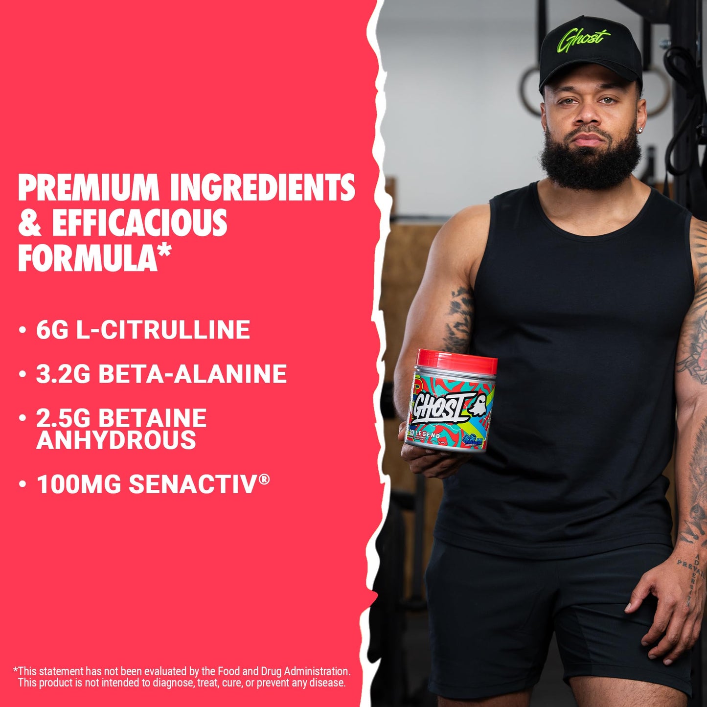 GHOST Legend Pre-Workout Powder 22.8 Servings
