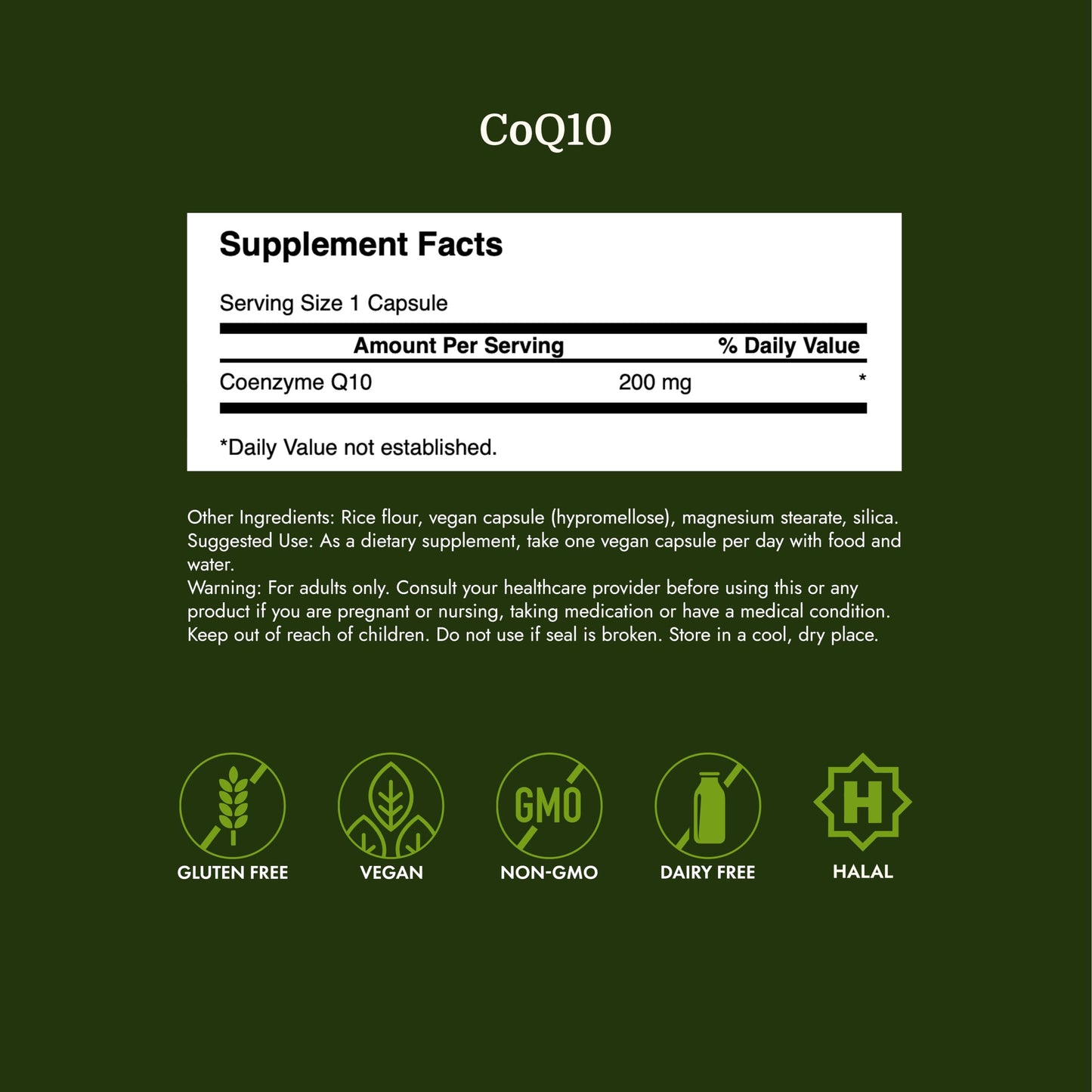 Swanson CoQ10 Cardiovascular and Cellular Energy Supplement for Heart-Health-Conscious Adults Seeking Antioxidant Support 90 Vegan Capsules