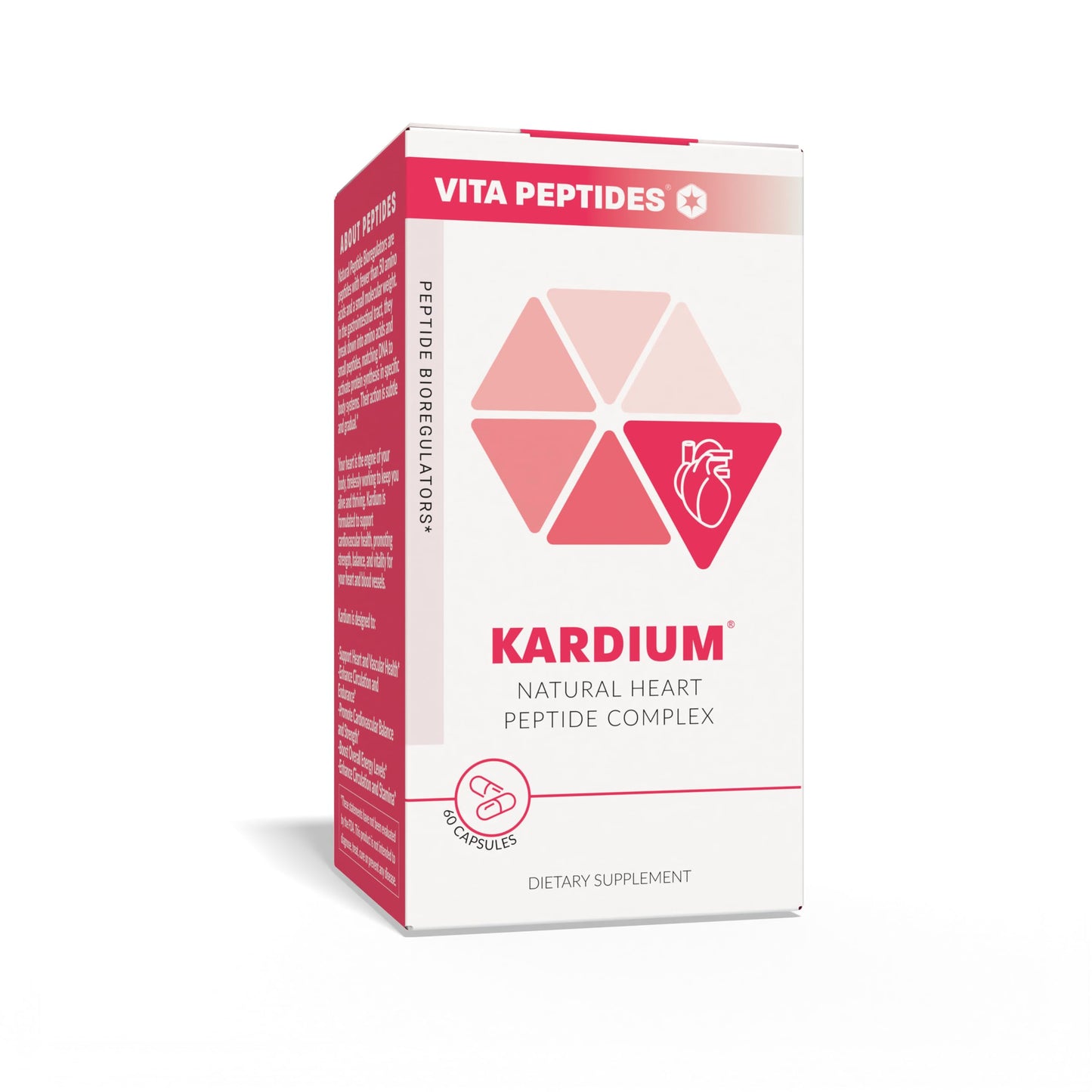 Vita Peptides Kardium Heart Natural Peptide Bioregulator Capsule 60 Count