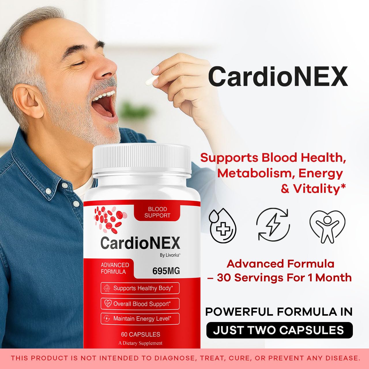 Pharmagetics CardioNEX Premium Support Advanced Formula Capsules, 300 Capsules