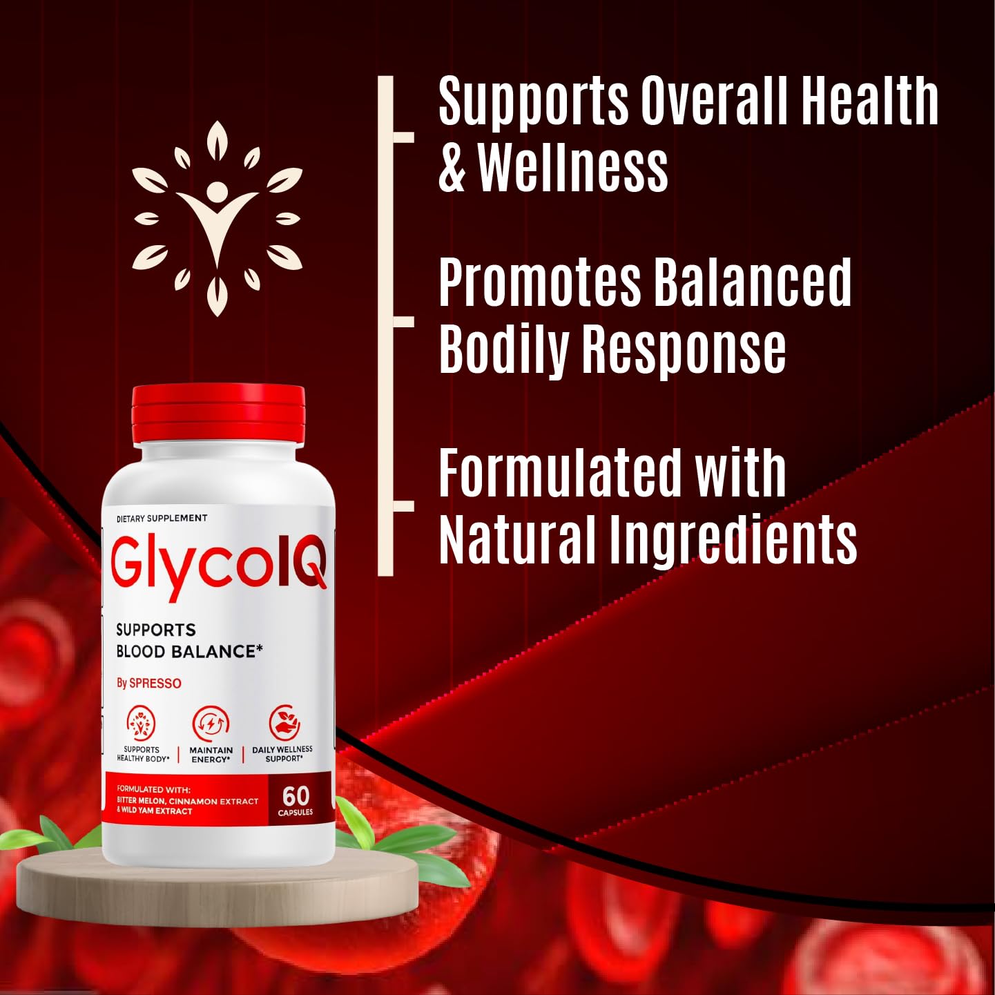 SPRESSO GlycoIQ Capsules, 180 Capsules