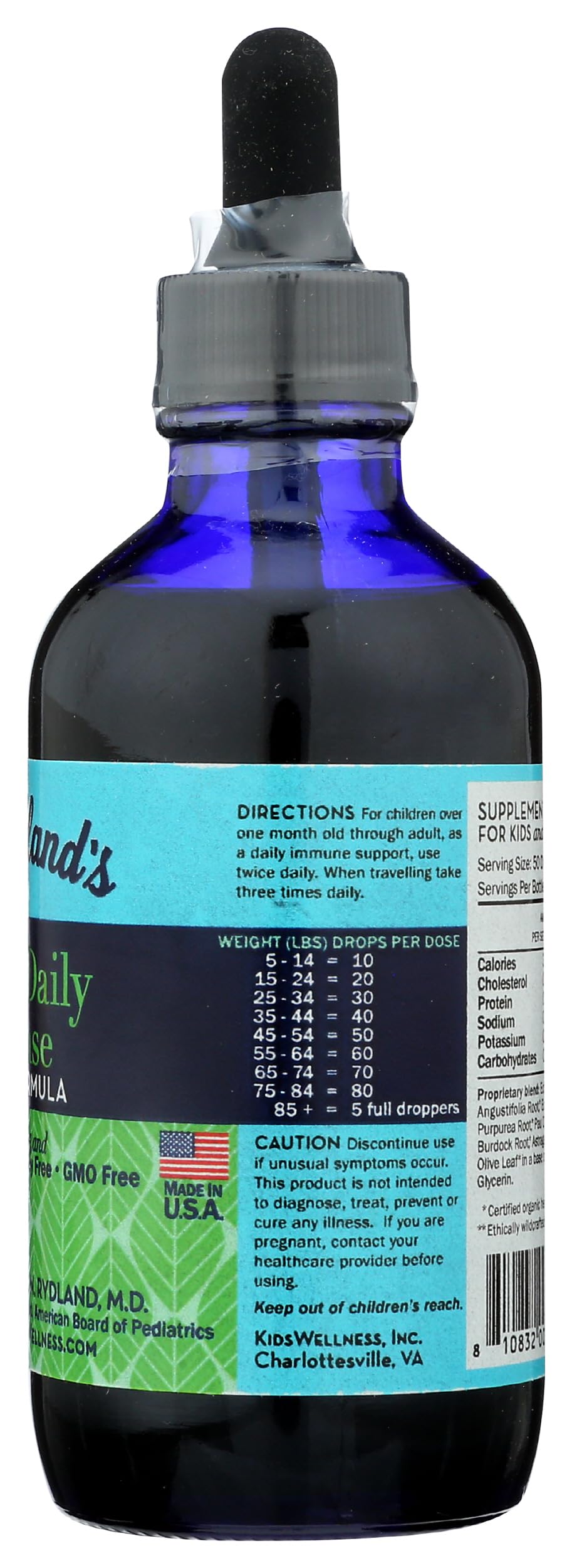 kidsWellness Dr. Rydland's Family Daily Defense Herbal Formula, 4 Capsules