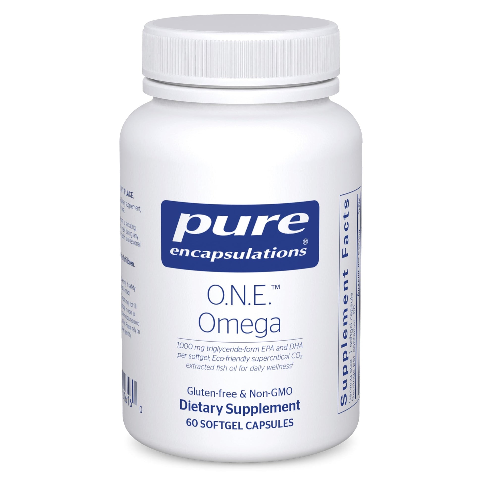 Pure Encapsulations O.N.E. Omega Softgel Capsules 60