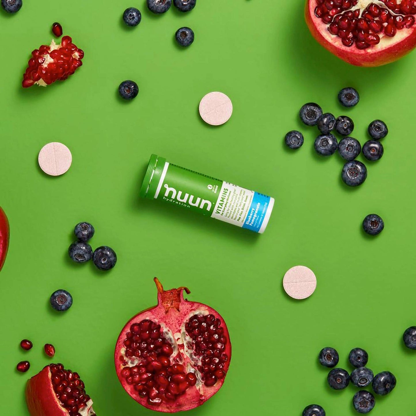 Nuun Vitamins Blueberry Pomegranate Hydration Tablets 36 Count