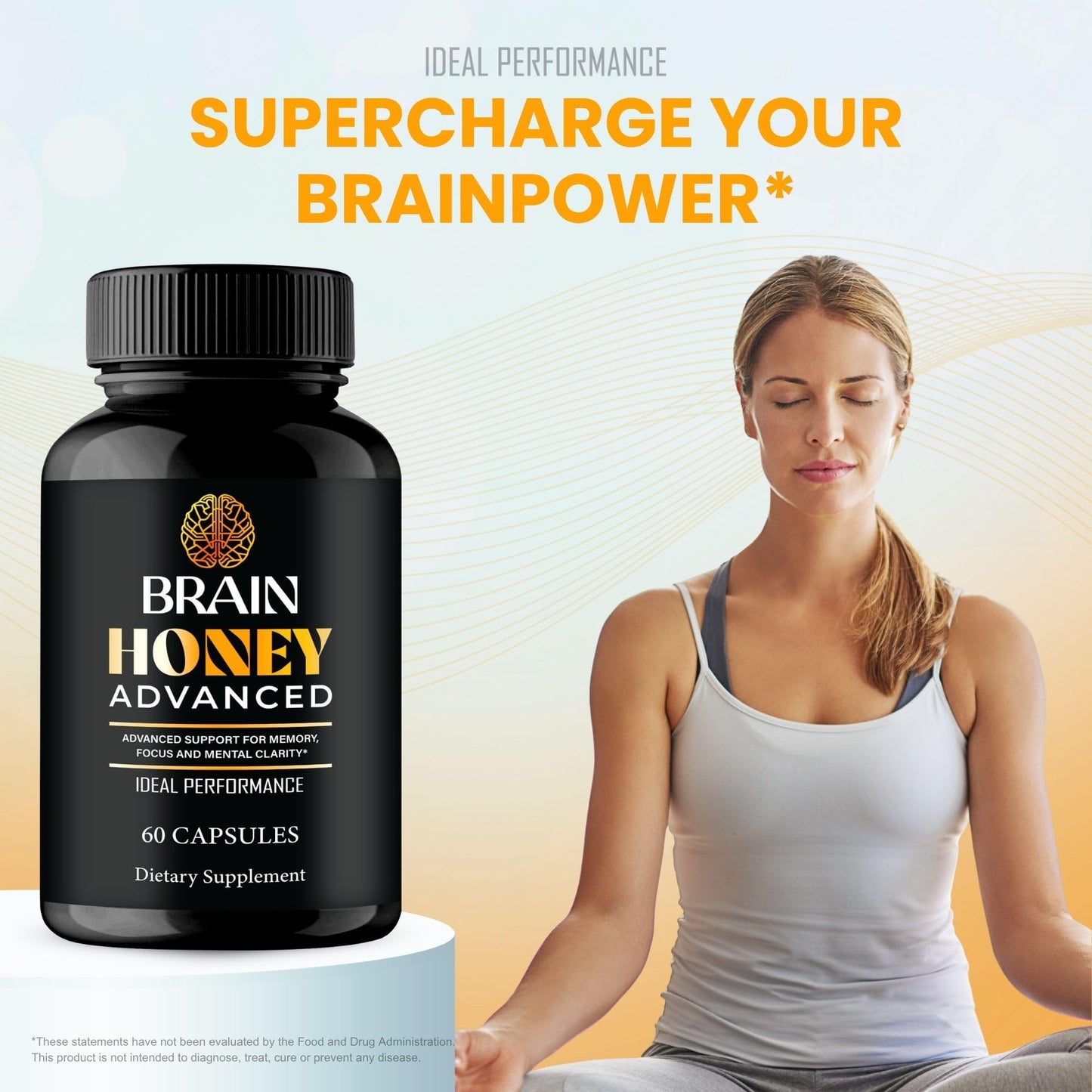 IDEAL PERFORMANCE Brain Honey 300 Capsules