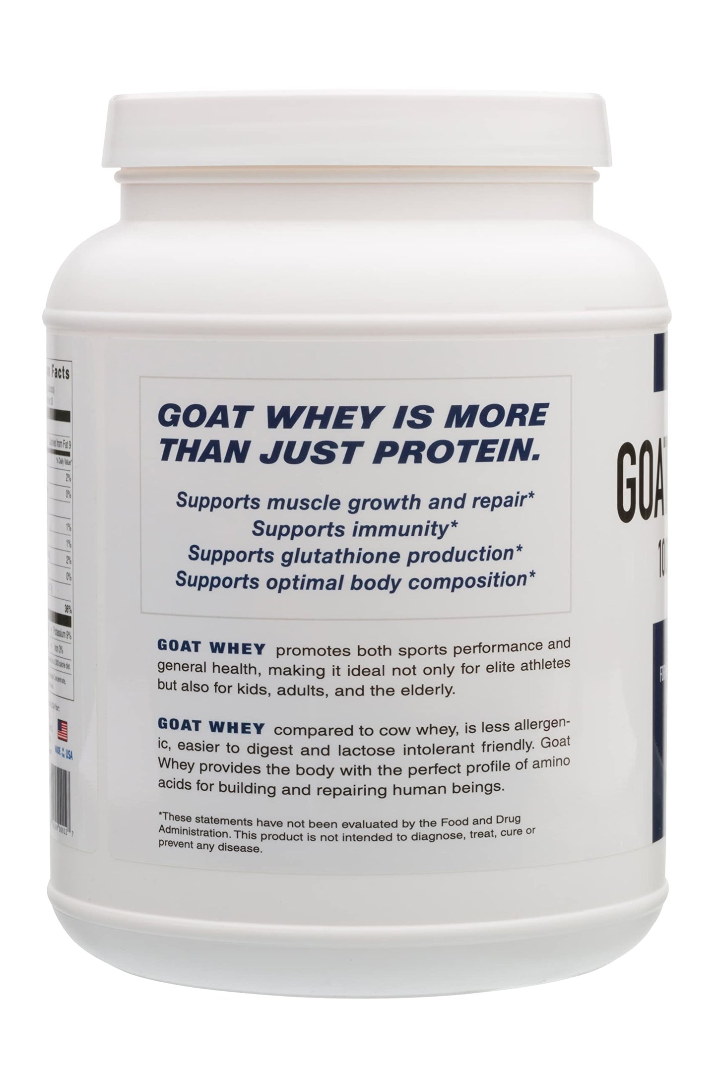 CFS Nutrition Goat Whey Protein Powder 16.9 oz