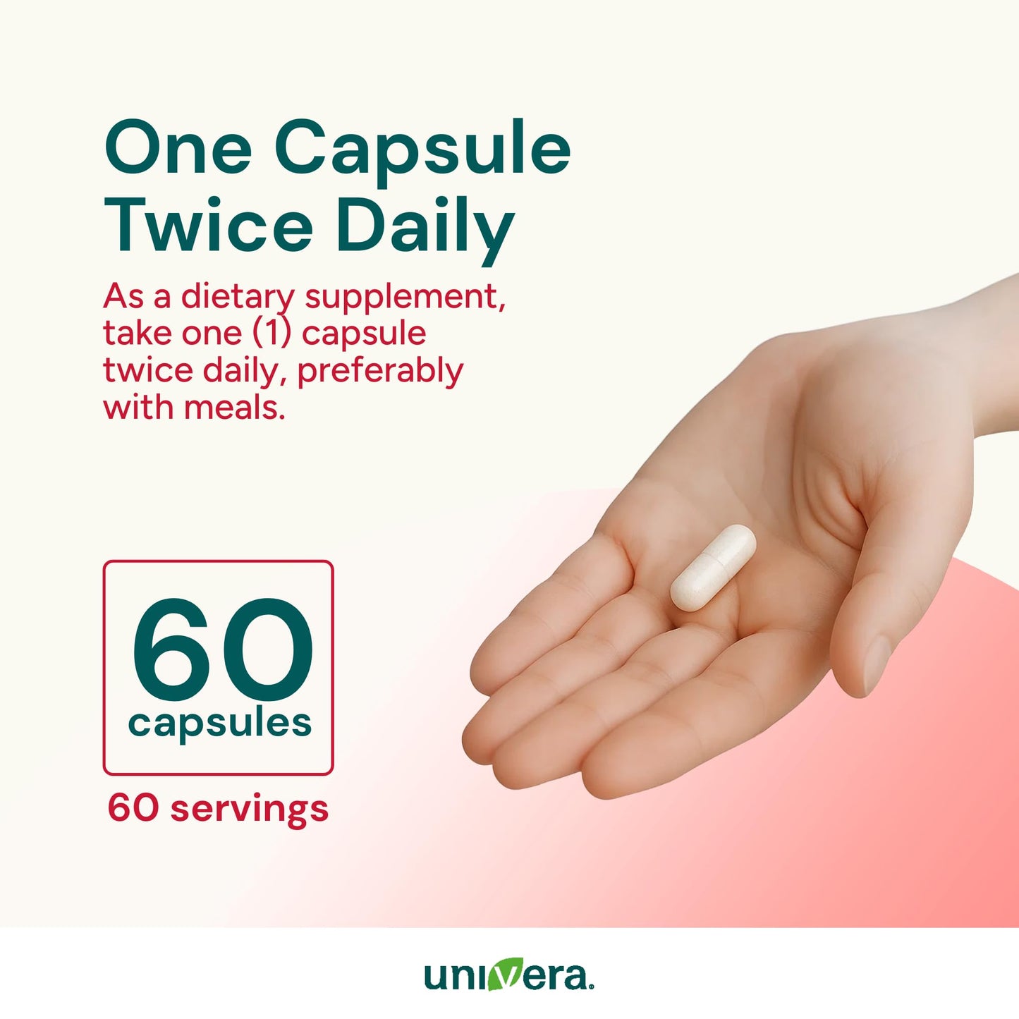 Univera Prime Cellular Energy Support Supplement – Vitamin B Complex, NAC, Goji Berry Extract, Antioxidant Support Capsule, 60 Capsules
