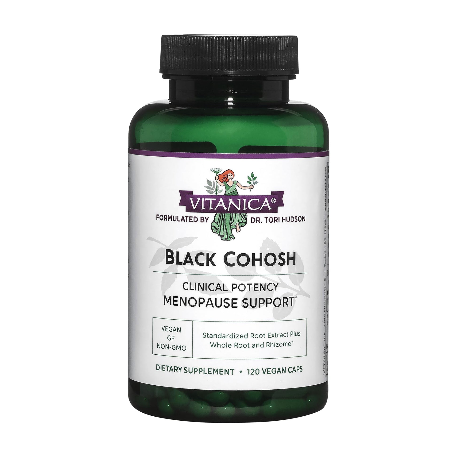 Vitanica Black Cohosh Cimicifuga Extract Plus Capsules 120