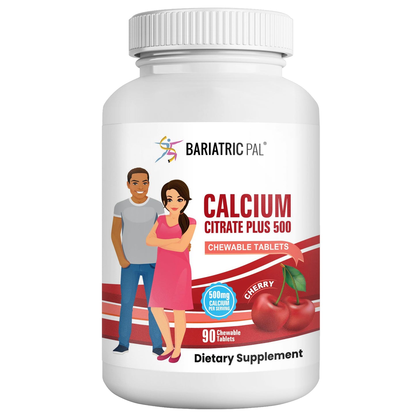 BariatricPal Calcium Citrate 500mg Tablets, 90 Count