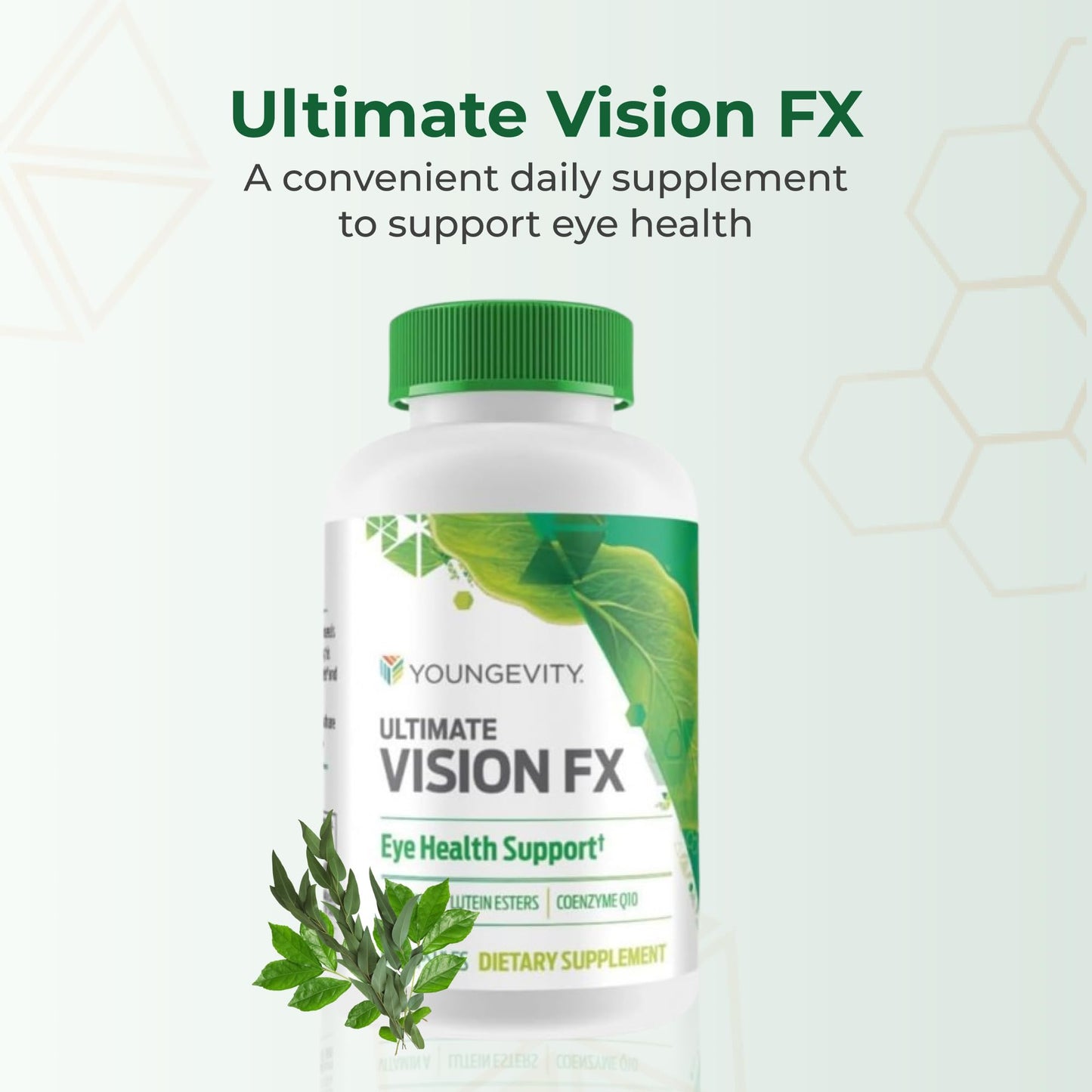 Youngevity Ultimate Vision FX Eye Health Supplement with Lutein Capsules 60 Count