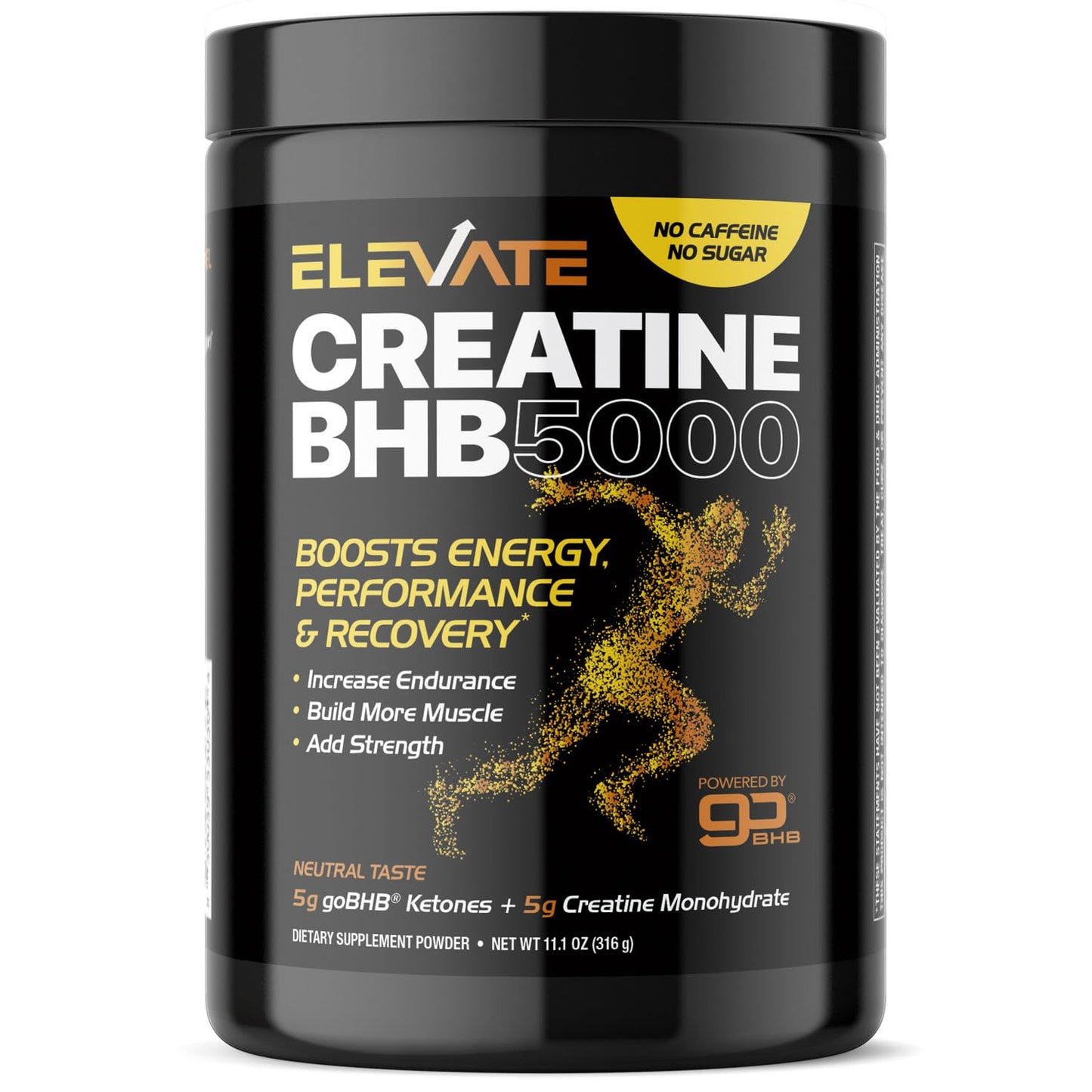 Real Ketones Micronized Creatine Monohydrate Powder 11.1 oz