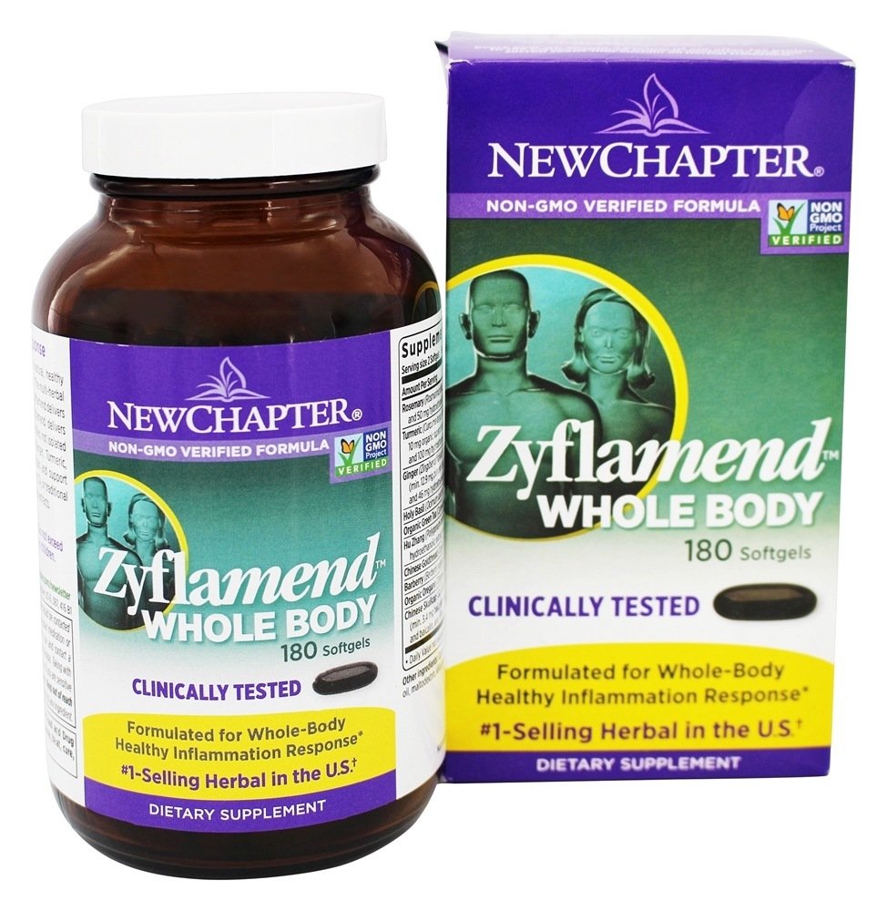 New Chapter Zyflamend Whole Body Capsule 180 Count