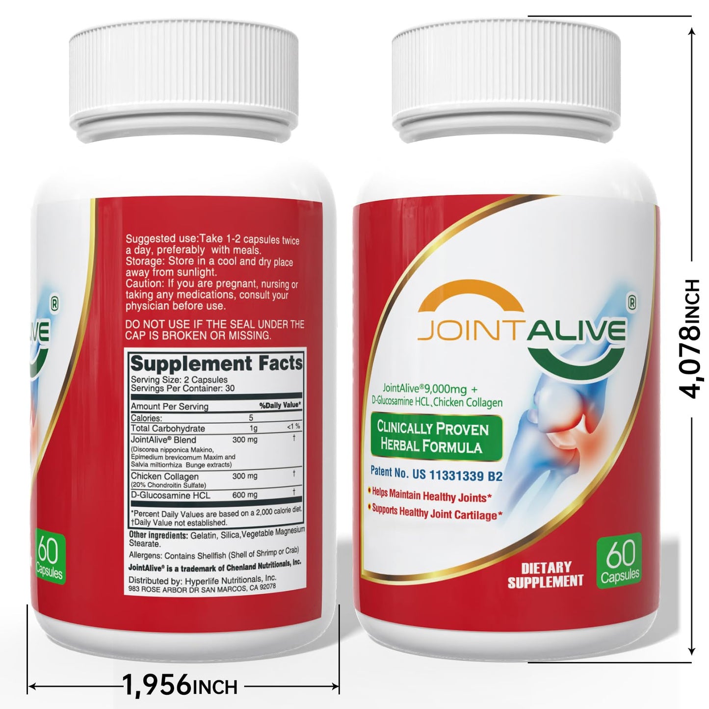 PureBotan Glucosamine Chondroitin Capsules, 60 Count