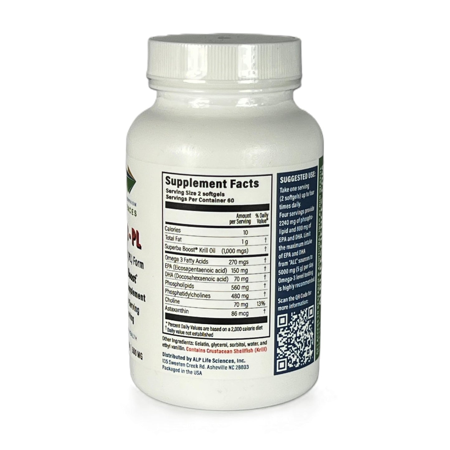 ALP High-3 Krill Oil Softgel, 120 Count